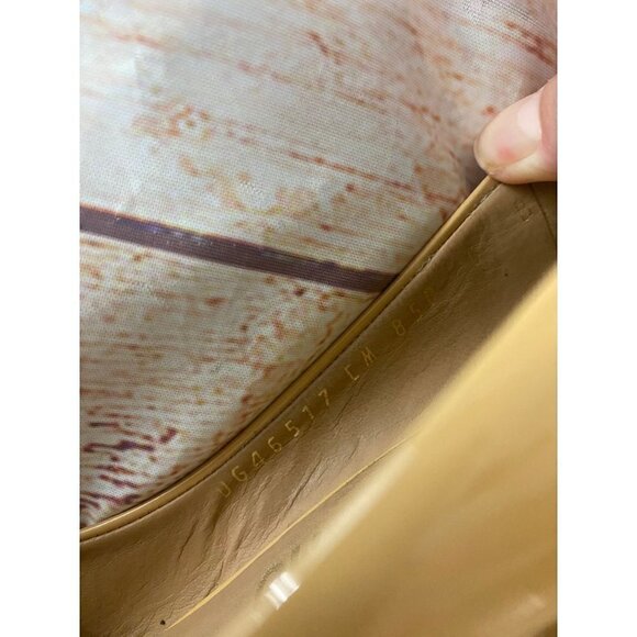 Salvatore Ferragamo Women's Tina Patent Platform Pump Nude - 6B - Picture 11 of 13